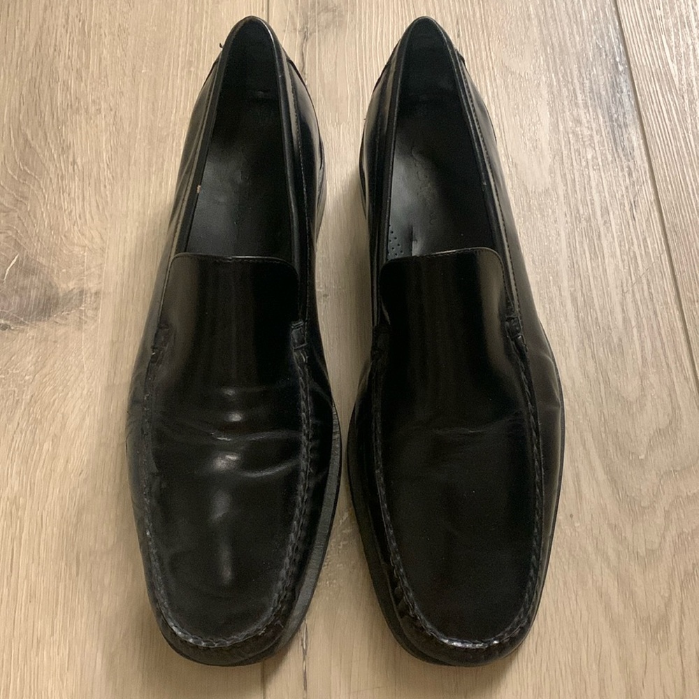 Men’s Cole Haan black leather loafers